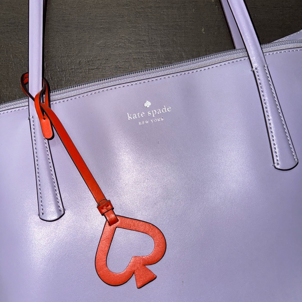 ♠️ Kate Spade Zina Top Zip Tote Lilac 🪻